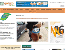 Tablet Screenshot of nativanews.com.br